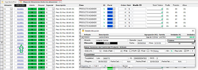 SIGA. Sistema Integral de Gestion de Almacenes.