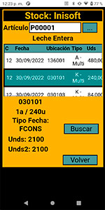 SIGA. Sistema Integral de Gestion de Almacenes.