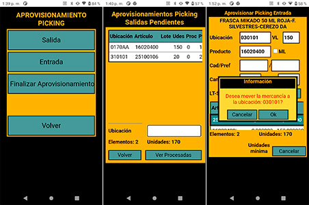 SIGA. Sistema Integral de Gestion de Almacenes.